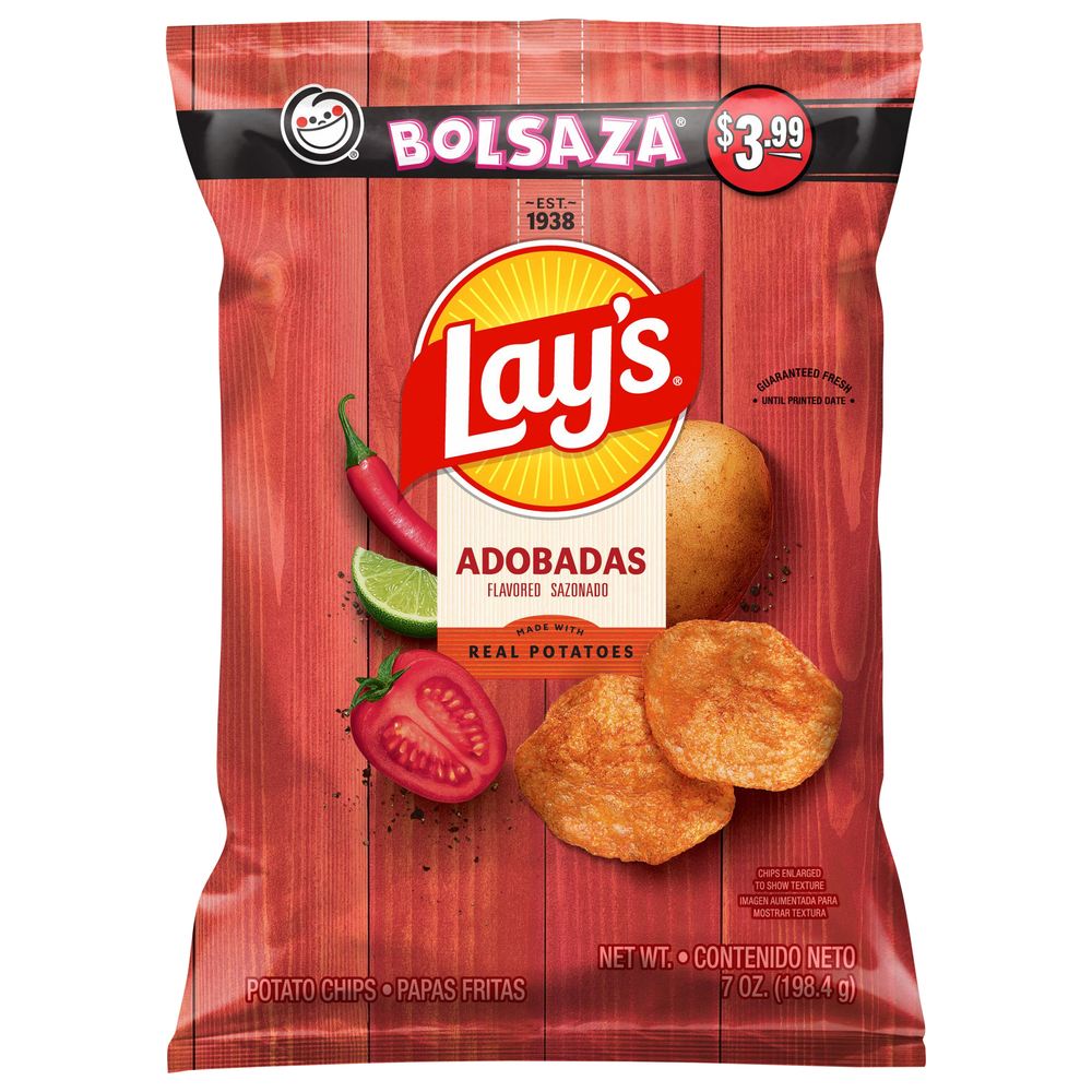 Lay's Bolsaza Adobadas Flavored Potato Chips