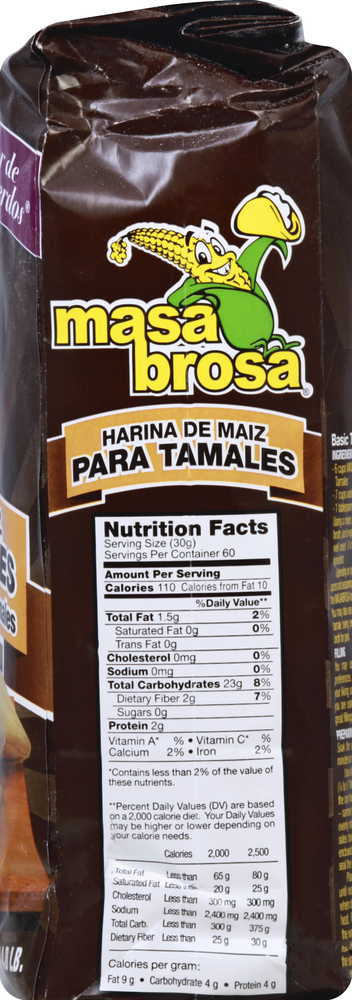 Masabrosa Corn Masa, Instant, for Tamales