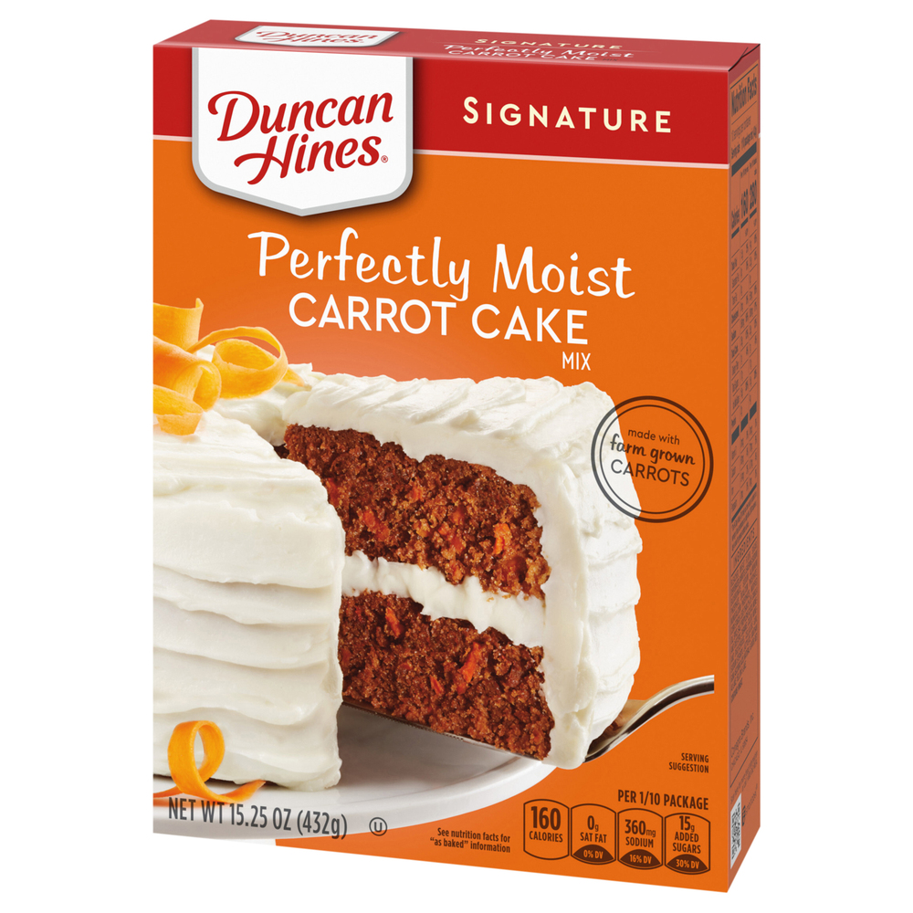 Duncan Hines Signature Perfectly Moist Carrot Cake Mix