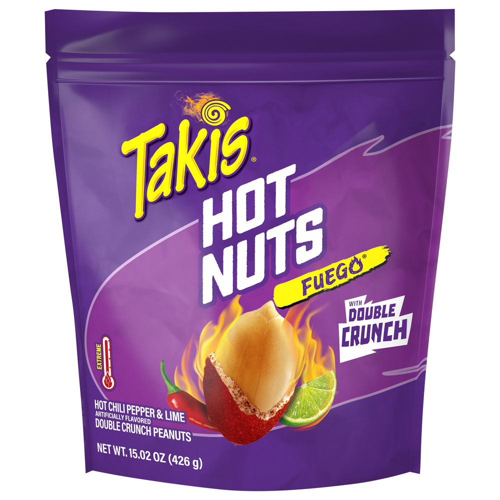 Takis Hot Nuts Extreme Fuego Double Crunch Peanuts