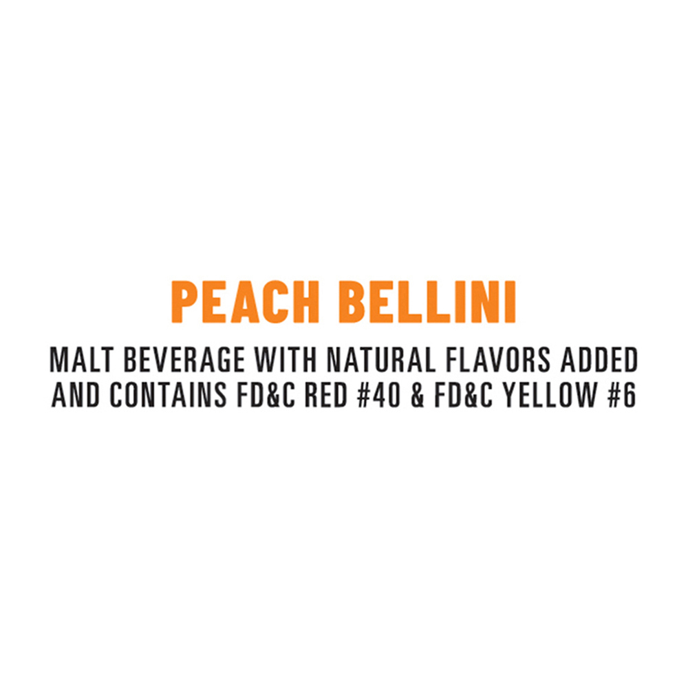 Seagram's Escapes Malt Beverage, Premium, Peach Bellini