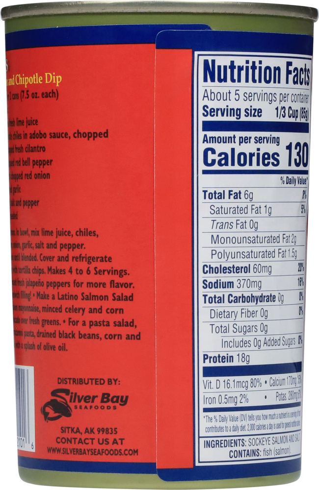 Deming's Wild Caught Alaskan Red Sockeye Salmon