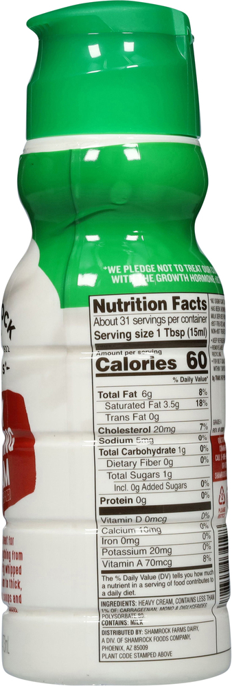 Shamrock Farms Heavy Ultra-Pasteurized Whipping Cream