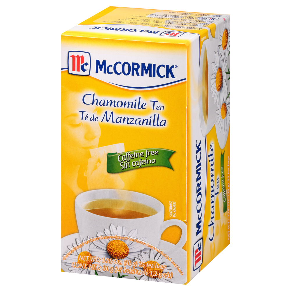 McCormick Tea, Chamomile, Caffeine Free, Tea Bags