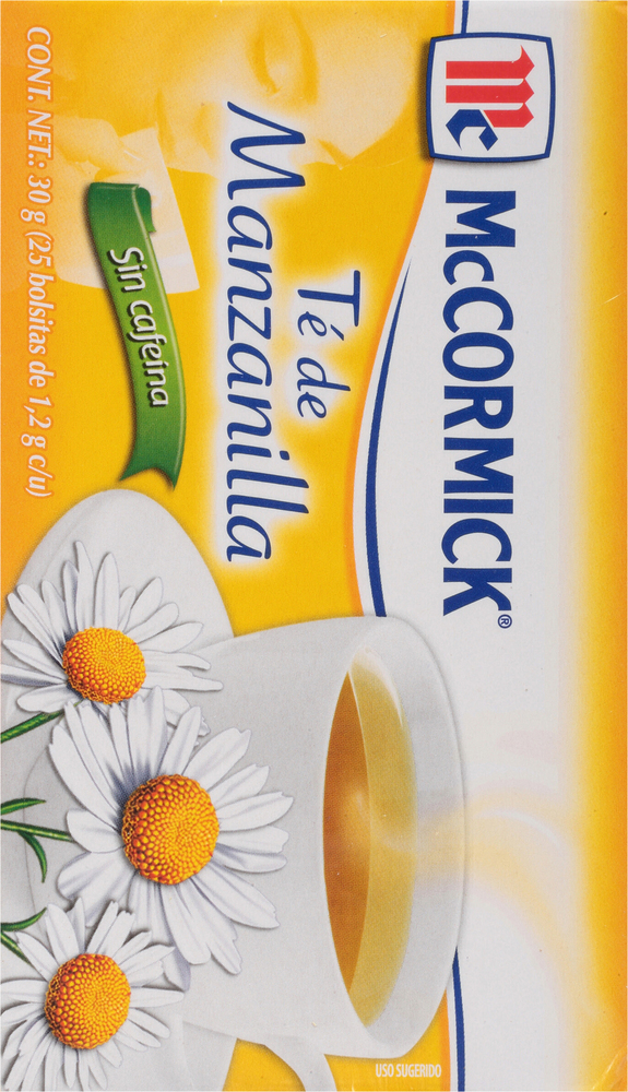 McCormick Tea, Chamomile, Caffeine Free, Tea Bags