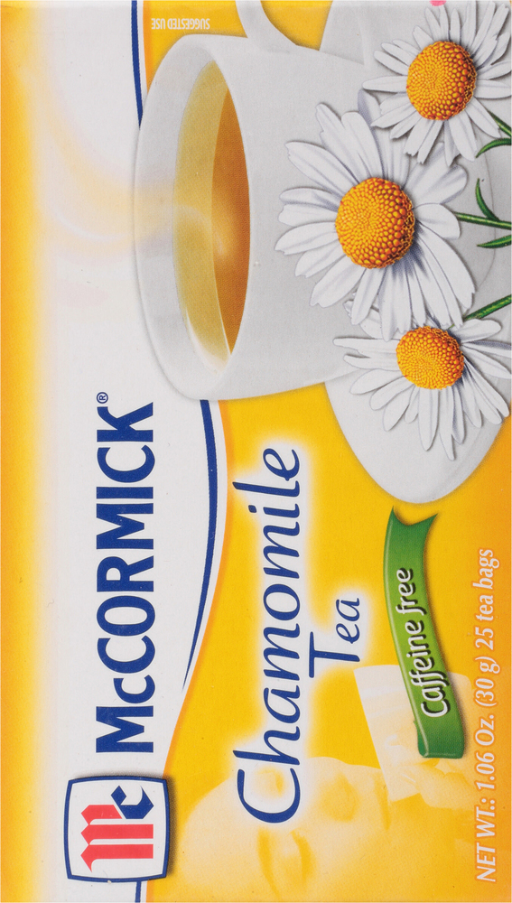 McCormick Tea, Chamomile, Caffeine Free, Tea Bags