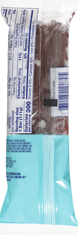 Helados Mexico Ice Cream Bar, Vanilla Eskimo, Premium