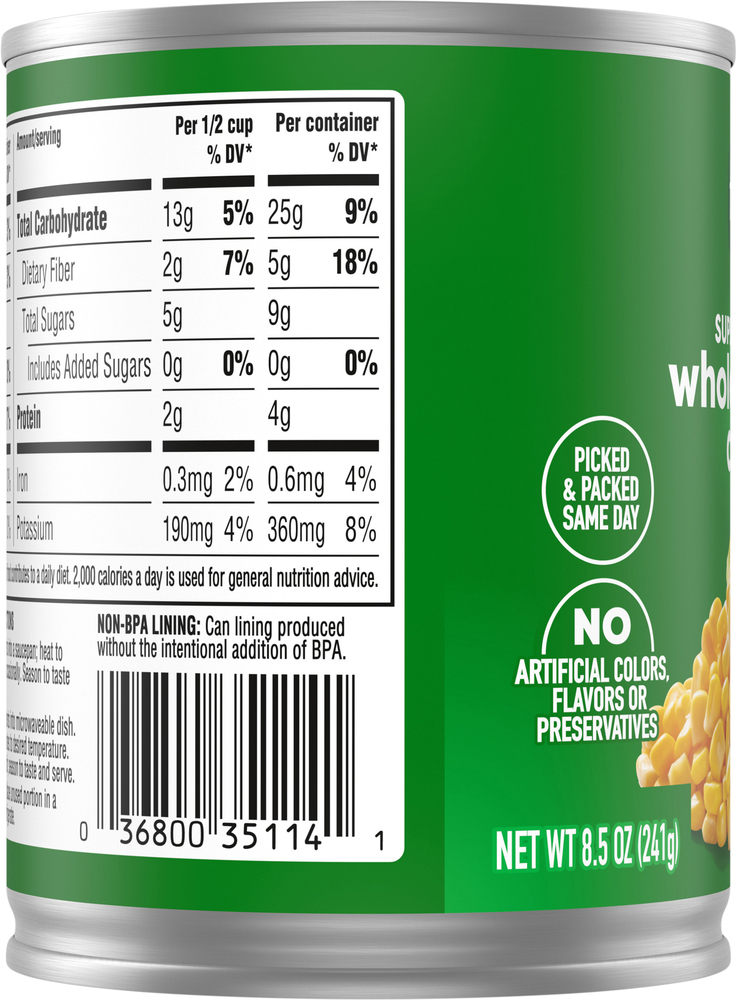 Food Club Super Sweet Whole Kernel Corn