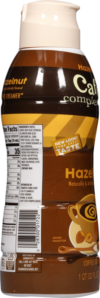 Cafe Complements Coffee Creamer, Hazelnut