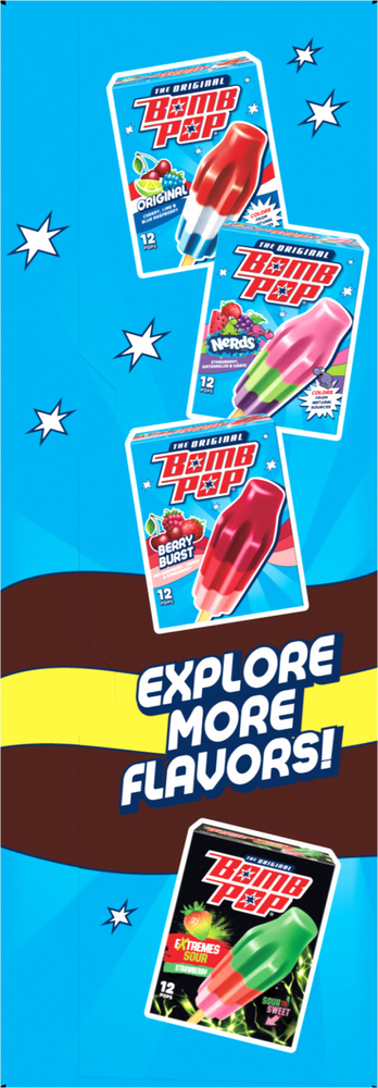 Bomb Pop Banana Fudge Pops