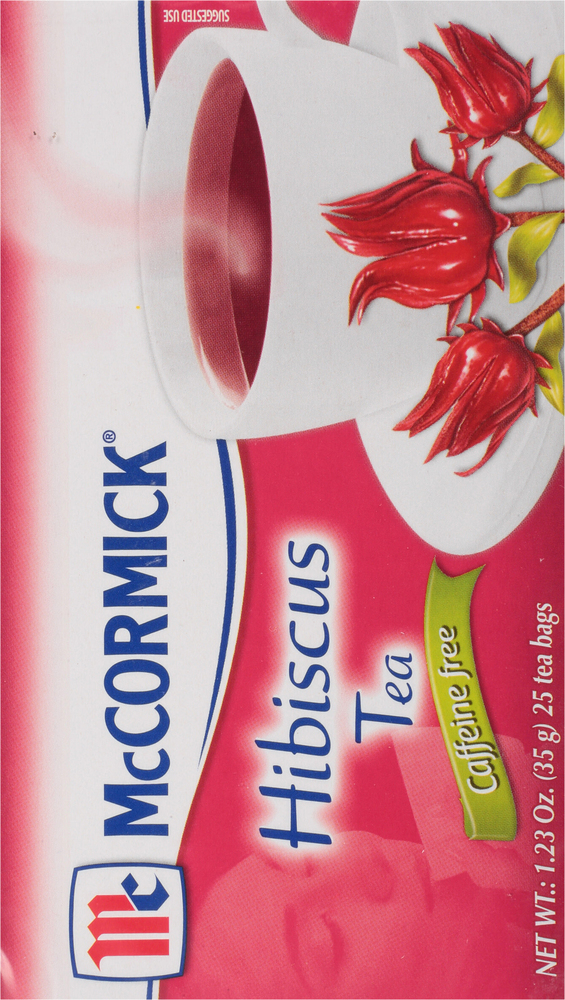 McCormick Tea, Caffeine Free, Hibiscus, Bags
