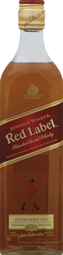 Johnnie Walker Red Label Whisky, Blended Scotch