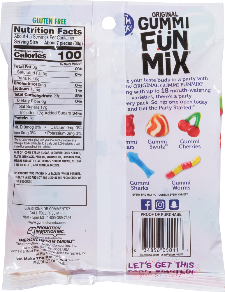 The Gummi Factory Gummi Fun Mix, Original, Gummi Party