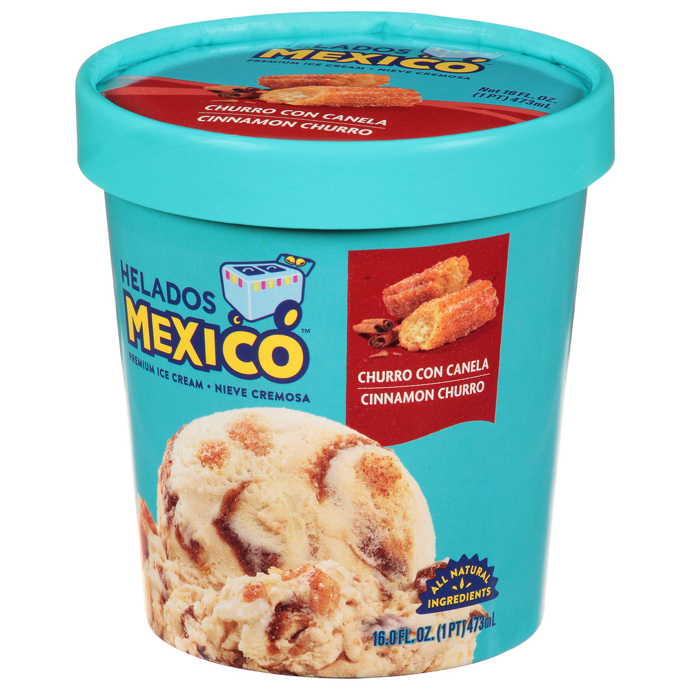 その他 ICEcream Helados Mexico Ice Cream, Premium, Cinnamon Churro