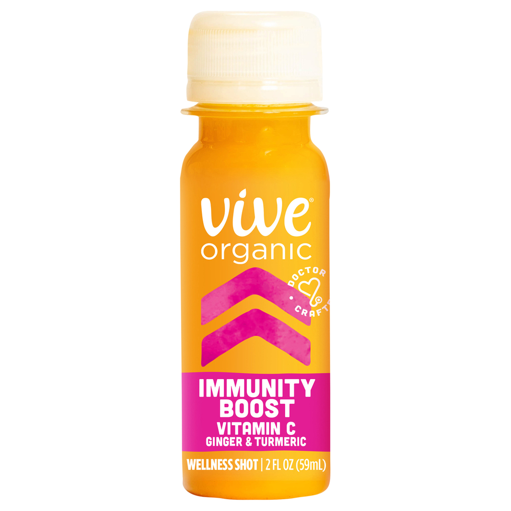 Vive Organic Immunity Boost Vitamin C Ginger & Turmeric Wellness Shot