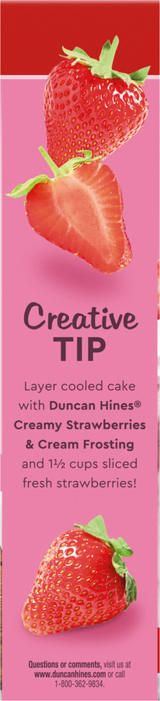 Duncan Hines Signature Perfectly Moist Strawberry Supreme Cake Mix