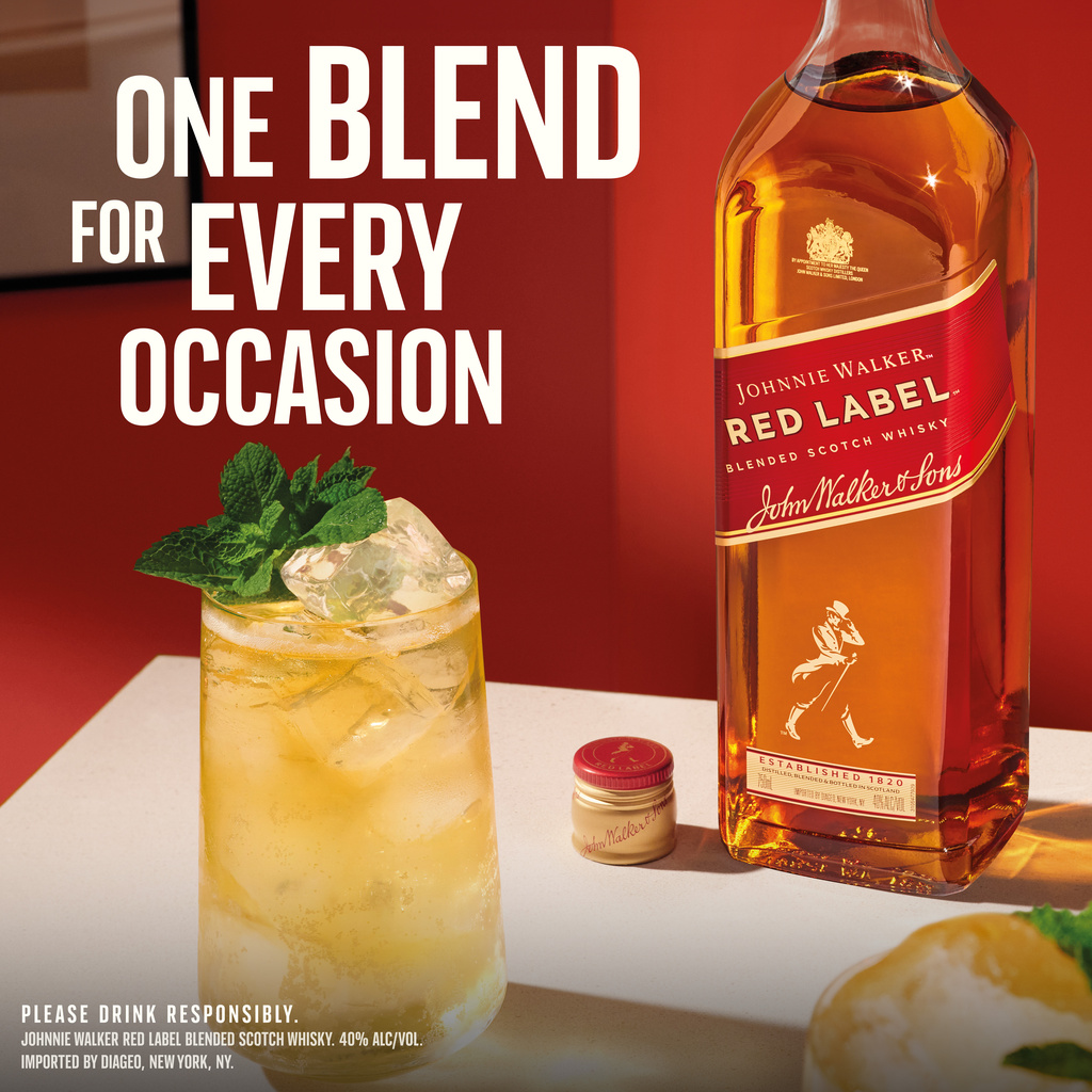 Johnnie Walker Red Label Whisky, Blended Scotch