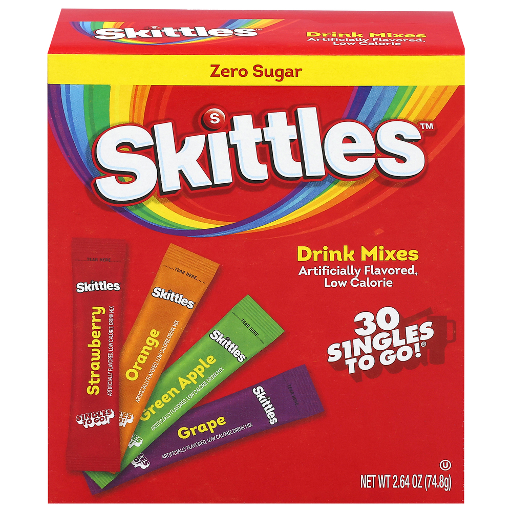Sugarページ Skittles Zero Sugar Assorted Drink Mixes