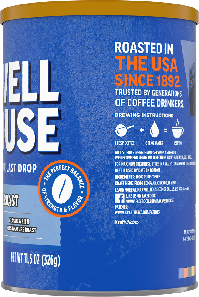 Maxwell House Coffee, Ground, Medium, Original Roast