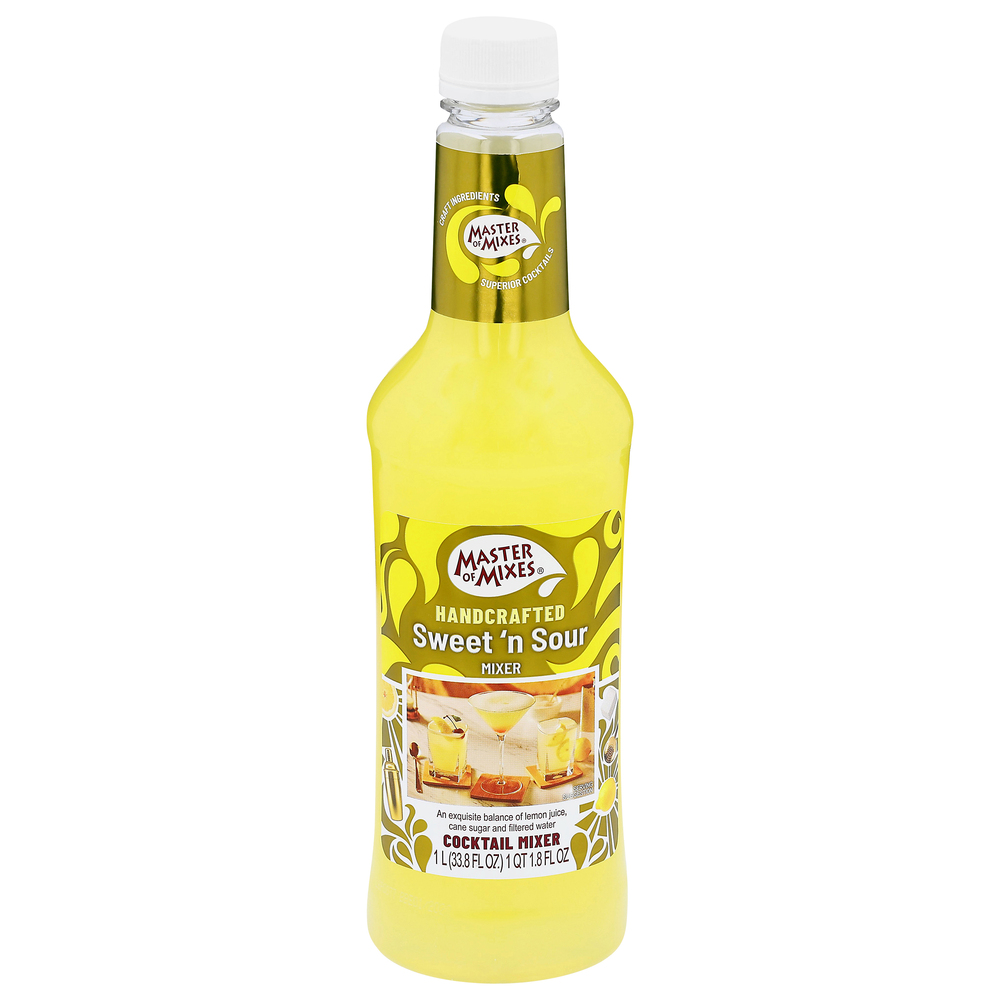 Master of Mixes Handcrafted Sweet 'n Sour Cocktail Mixer