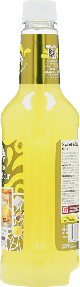 Master of Mixes Handcrafted Sweet 'n Sour Cocktail Mixer