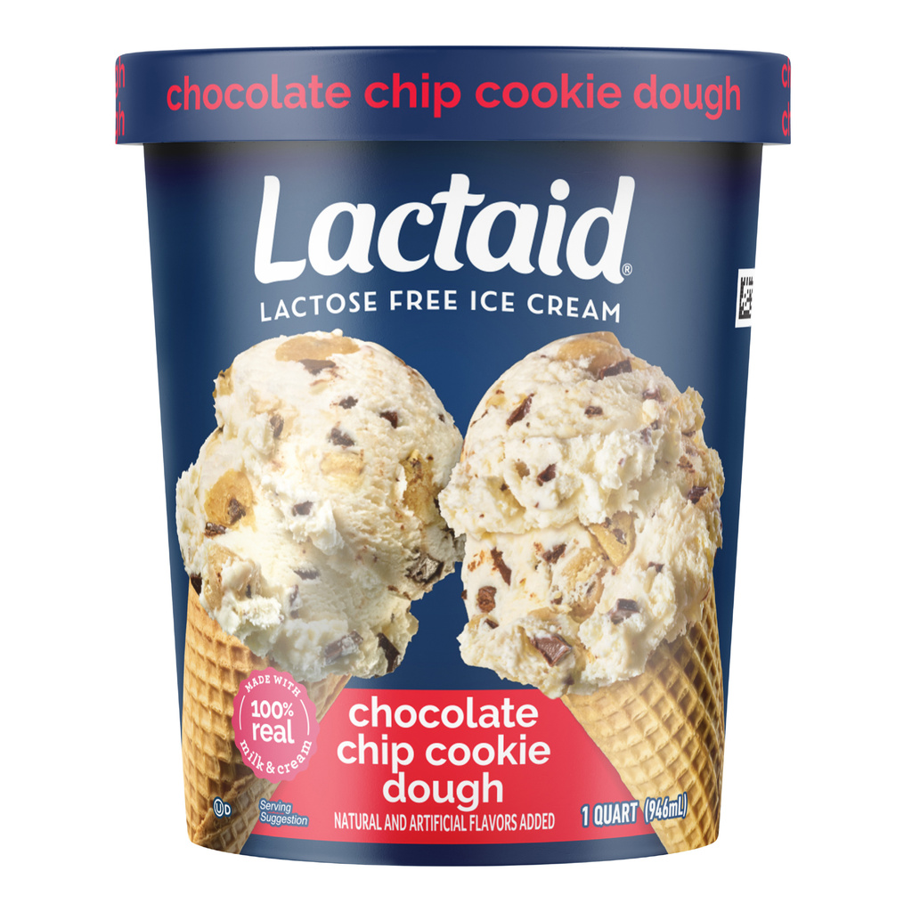 Lactaid Lactose Free Chocolate Chip Cookie Dough Ice Cream