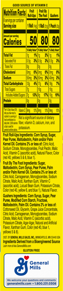 General Mills Fruit Fusion Assorted Flavors Fruit Flavored Snacks