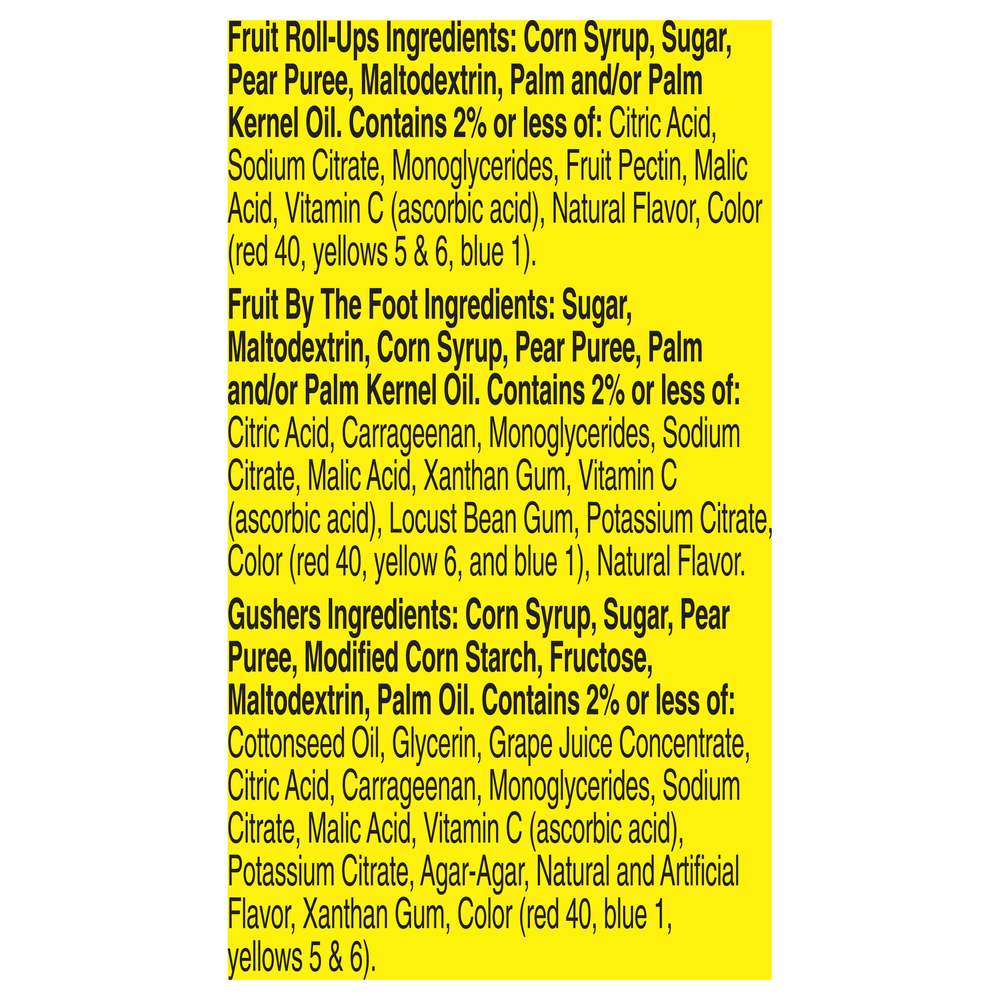 General Mills Fruit Fusion Assorted Flavors Fruit Flavored Snacks