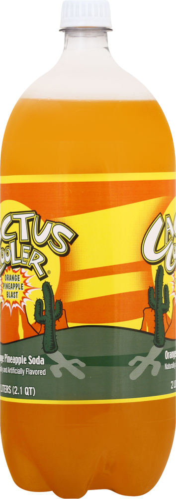 Cactus Cooler Soda, Orange Pineapple Blast