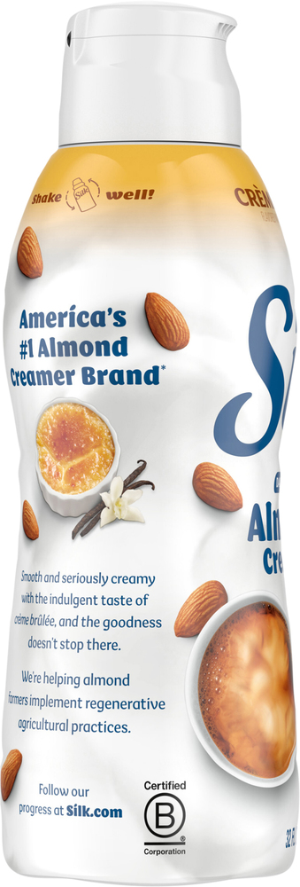 Silk Dairy Free Creme Brulee Almond Coffee Creamer