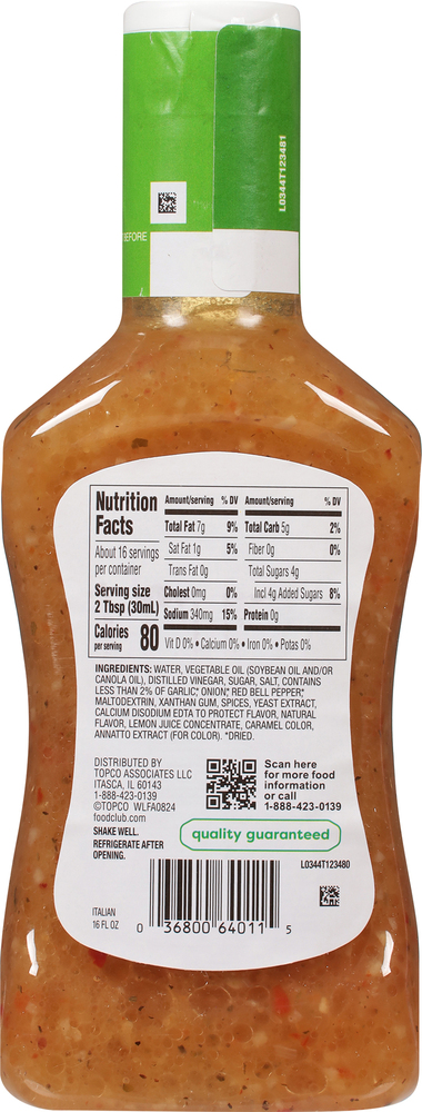 food club italian dressing Food Club California French Style Dressing Same-Day Delivery or Pickup