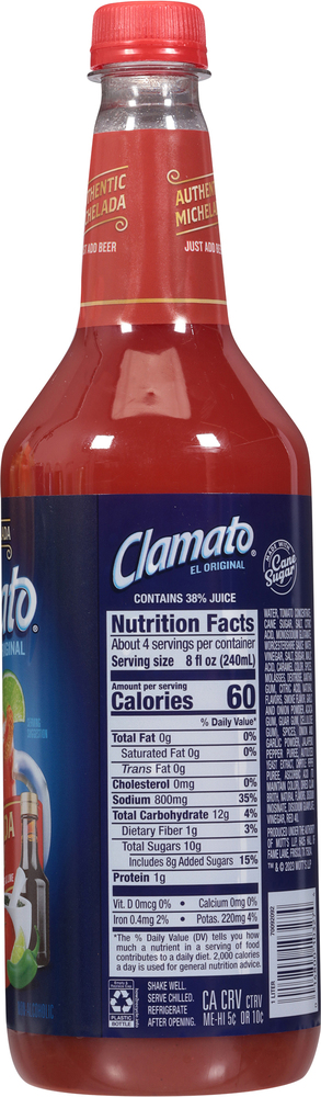 Clamato Tomato Cocktail, from Concentrate