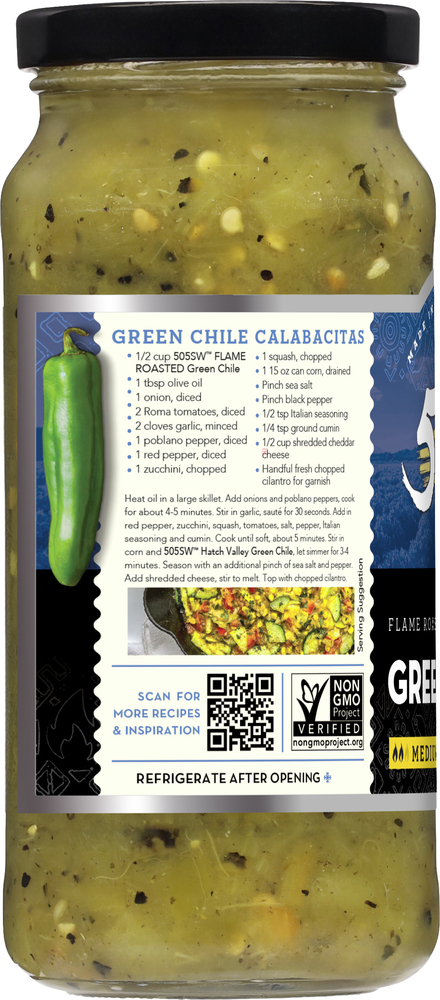 505 Flame Roasted Hatch Valley Medium Green Chile
