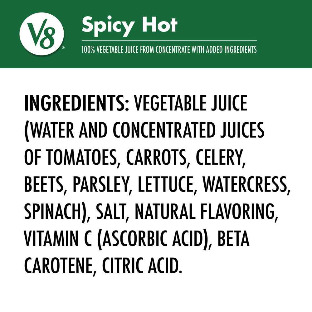 V8® Spicy Hot 100% Vegetable Juice