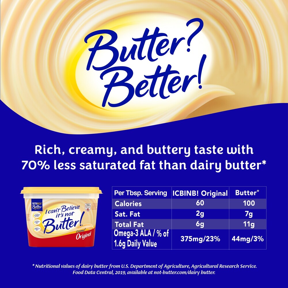 I Can't Believe It's Not Butter! NutriRich Original Spread