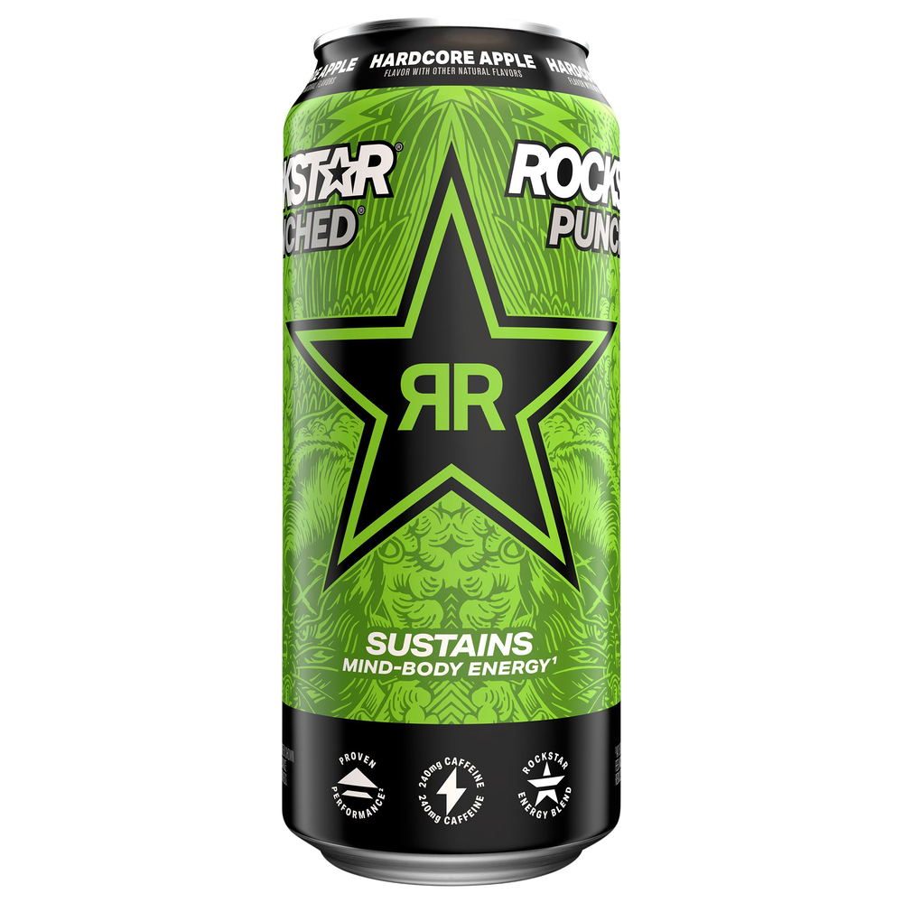 Rockstar Punched Hardcore Apple Energy Drink