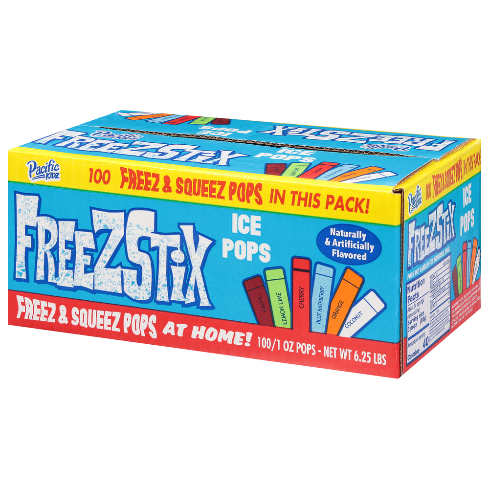 Pacific Kidz Ice Pops, Freezstix