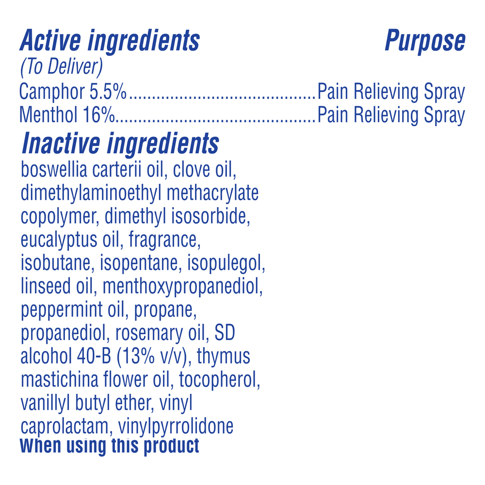 AleveX Pain Relieving Spray, Max Strength, Menthol