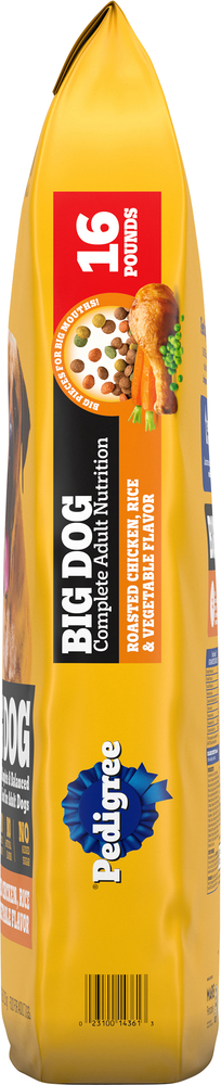 Pedigree Dog Food, Adult, Roasted Chicken, Rice & Vegetable Flavor
