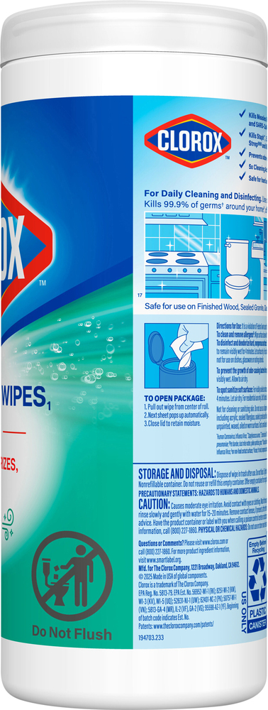 Clorox Disinfecting Wipes, Fresh Scent