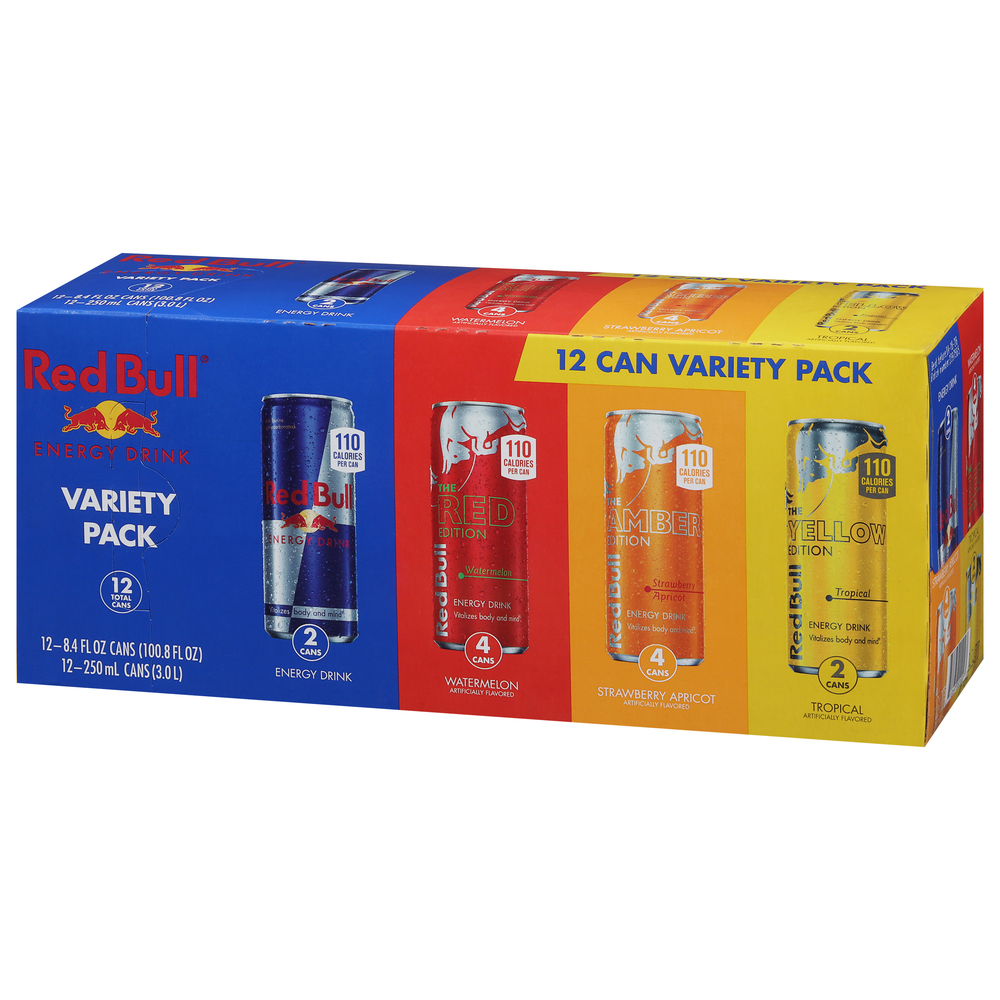 Red Bull Energy Drink 250ml 60本セット Red Bull Assorted Energy Drink Variety Pack