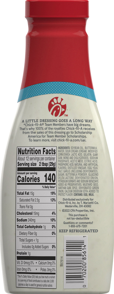 Chick-Fil-A Dressing, Garden Herb Ranch