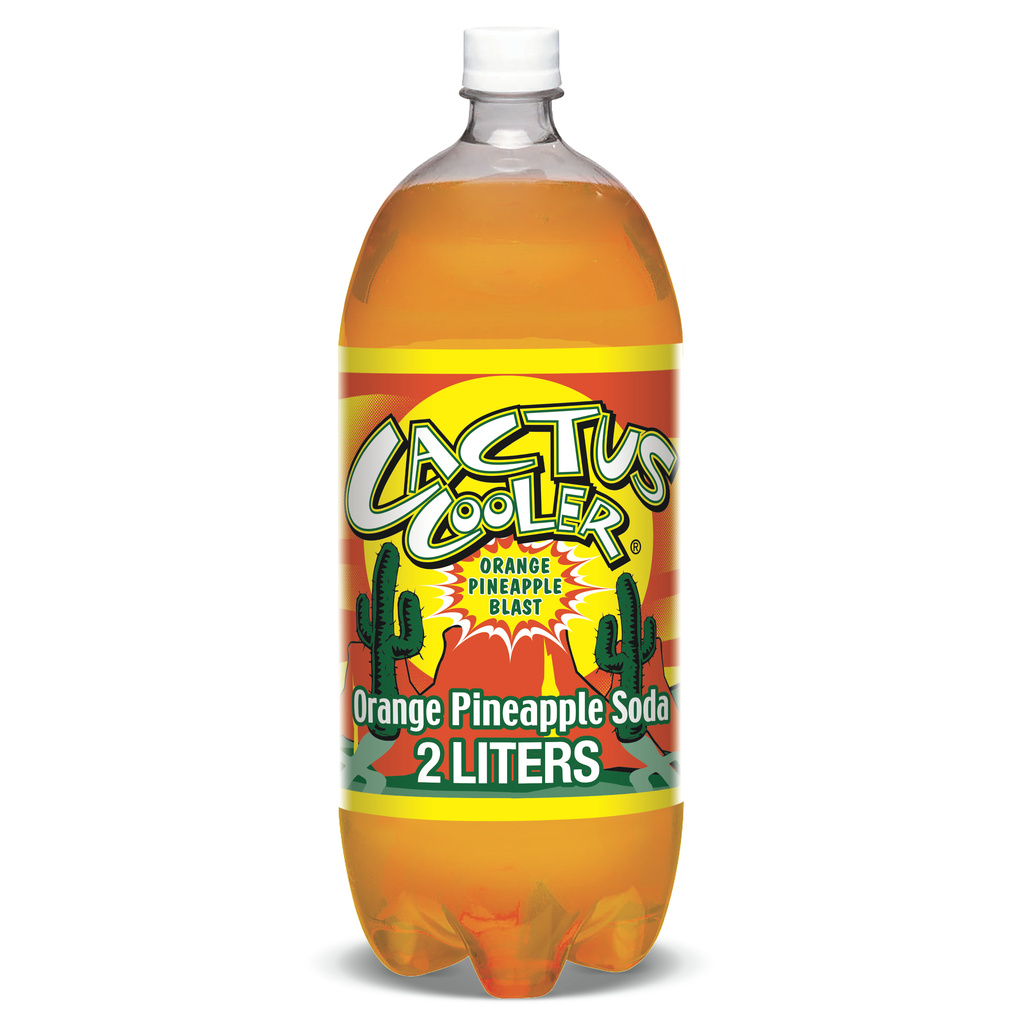Cactus Cooler Soda, Orange Pineapple Blast