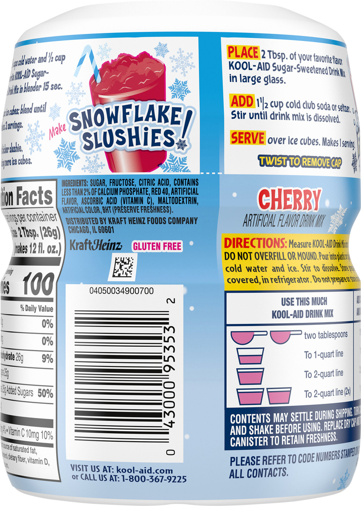 Kool-Aid Snow Day Snow Day Cherry Drink Mix