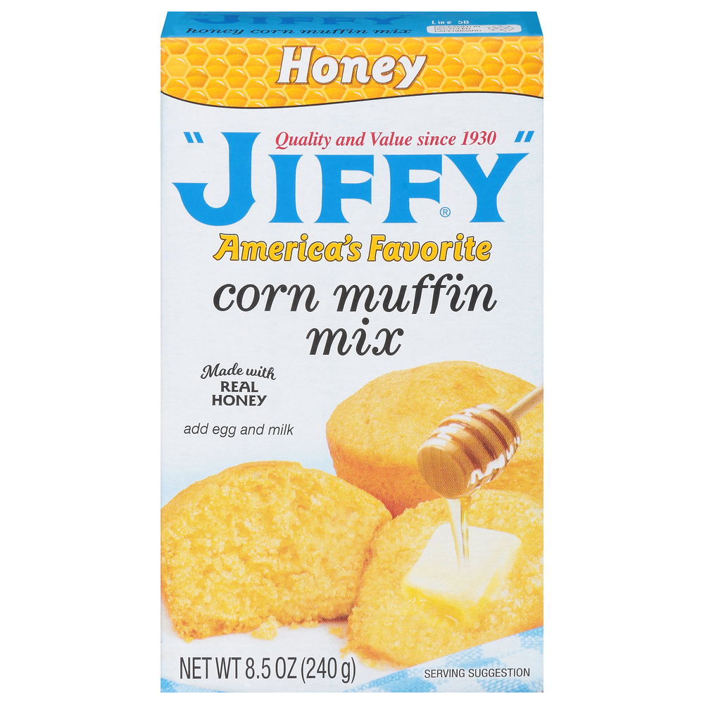 hinadaffy Jiffy Corn Muffin Mix, Honey