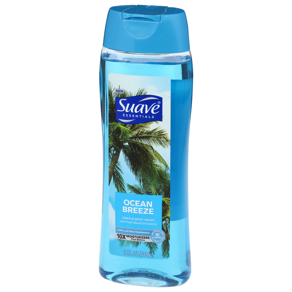 Suave Refreshing Gentle Lather Ocean Breeze Body Wash