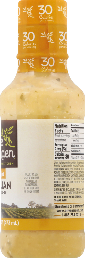 Olive Garden Italian Dressing, Light Olive Garden Italian Dressing, Light