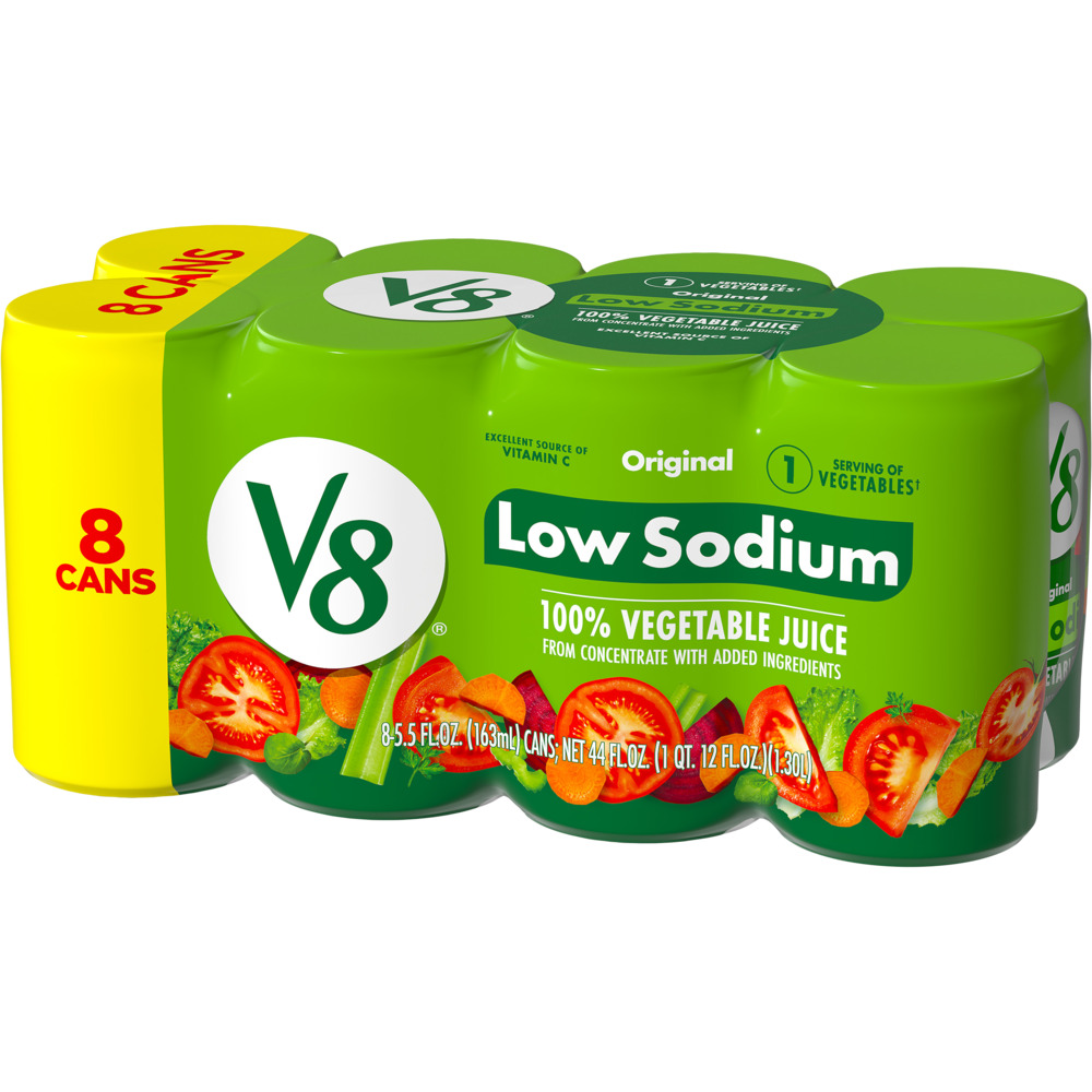 V8® Low Sodium Original 100% Vegetable Juice