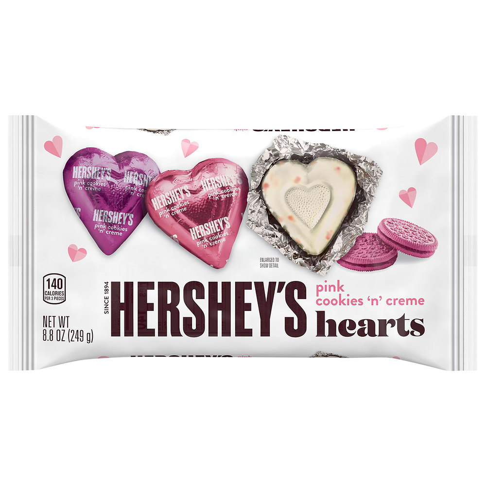 Hershey's Pink Cookies 'n' Creme Hearts