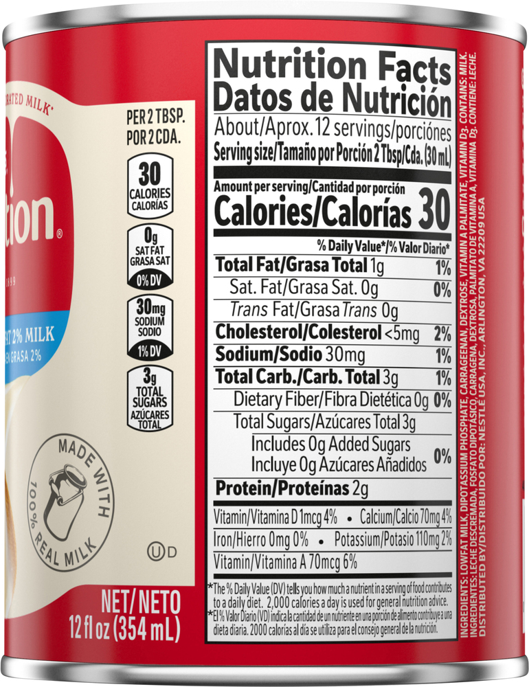 Condensed Milk Vs Evaporated Milk Nutritional Information - Infoupdate.org